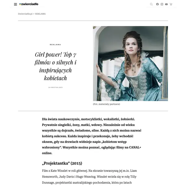 7 filmów o silnych kobietach